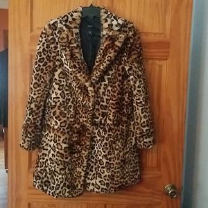 Forever21 Faux Leopard coat